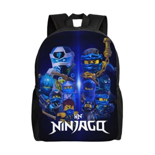 Ninjago กระเป๋าเป้สะพายหลัง กระเป๋านักเรียน ผ้าแคนวาส ใส่โน๊ตบุ๊ค สําหรับวัยรุ่น ทุกเพศ