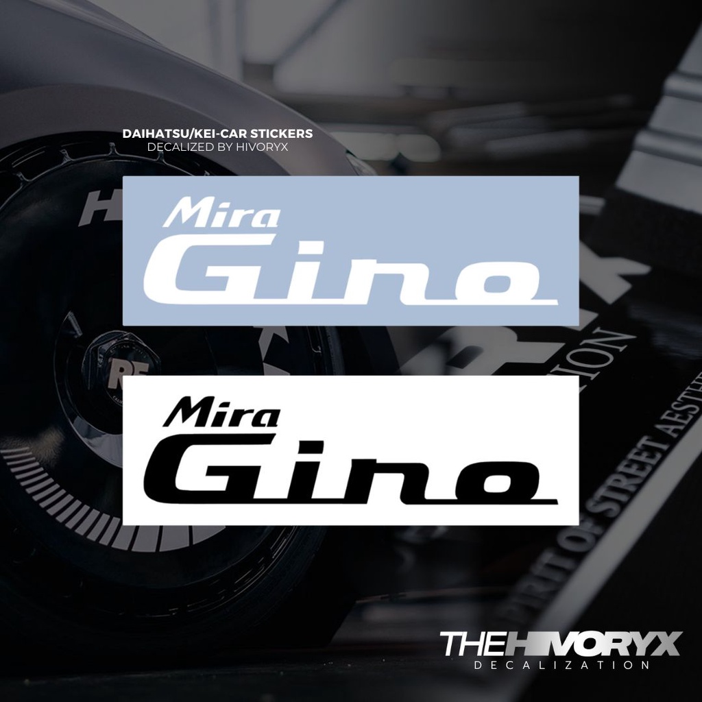 MIRA GINODAIHATSU/TOYOTA/KEI CAR/KCAR CAR DECAL AUTOMOTIVE DIE-CUT สติ๊กเกอร์ไวนิล – HIVORYX