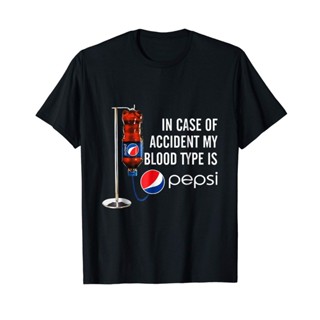 In case Of Accident My Blood Type Is Pepsi T-shirt_03