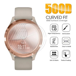 ฟิล์มไฮโดรเจลใส HD นิ่ม แบบเต็ม สําหรับ Garmin Move Trend Sports Smart Watch ป้องกันลายนิ้วมือ ป้องกันรอยขีดข่วนหน้าจอ