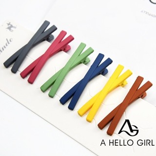 A HELLO GIRL เครื่องประดับ กิ๊บติดผม รูปหัวใจ สีแคนดี้ สําหรับผู้หญิง