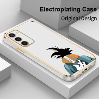 เคสโทรศัพท์มือถือ ทรงสี่เหลี่ยม ป้องกันเลนส์ ลาย Goku สําหรับ Samsung Galaxy S23 S23 Ultra S23 Plus S23+ S23Ultra 5G