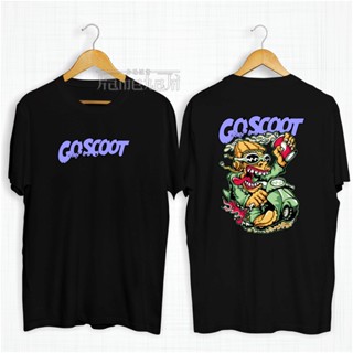 ขายเสื้อยืด ผ้าฝ้าย ลาย Vespa GOSCOOT 30s KAMEHAKI Distro สําหรับผู้ชาย และผู้หญิง（S-5XL）