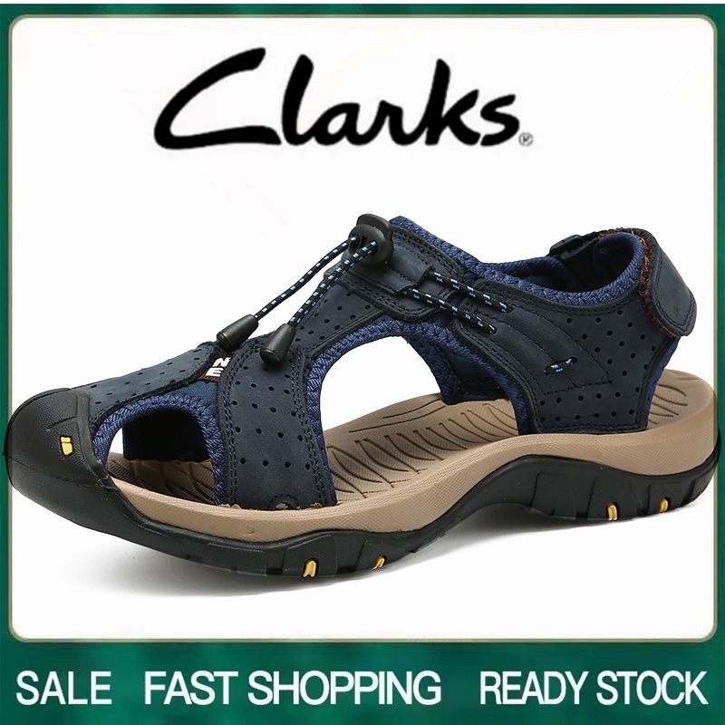 Clarks รองเท้าผู้ชาย clarks รองเท้าสําหรับชาย clarks รองเท้าบุรุษรองเท้าแตะรองเท้าผู้ชายรองเท้าแตะชา