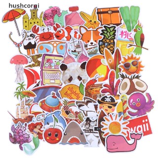 [hushcorgi] 50Pcs Cute Cartoon Stickers DIY Laptop Luggage Guitar Bicycle Skateboard Decals New Stock