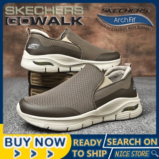 Skechers_go-walk Arch Fit รองเท้าผ้าใบลําลอง ระบายอากาศ เหมาะกับการวิ่ง เล่นกีฬา สําหรับผู้ชาย 144400