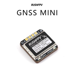 Rushfpv GNSS MINI M10 UBX NMEA โมดูล GPS โปรโตคอลคู่ เสาอากาศเซรามิคในตัว สําหรับเครื่องบินบังคับ FPV ระยะไกล DIY