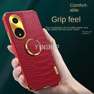 Yyn เคสโทรศัพท์มือถือ กันกระแทก ลายหนังจระเข้ แฟชั่น สําหรับ OPPO Reno8 T 5G Reno 8T