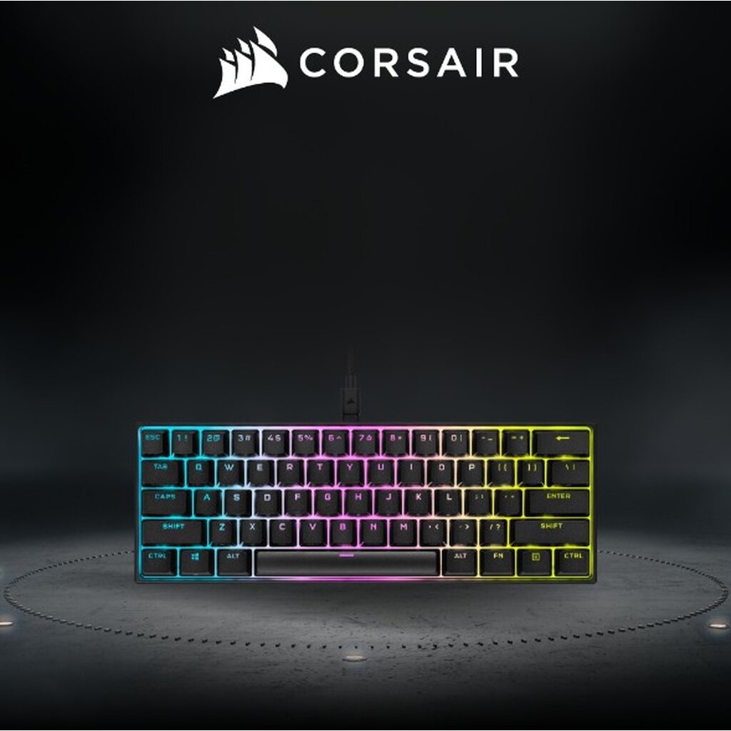 KEYBOARD K65 RGB MINI BLACK [US] MX RGB RED (CH-9194010-NA) by Neoshop
