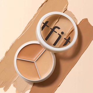  TFIT tricolor concealer matte light nourishing moisturizing waterproof durable tricolor concealer 15g