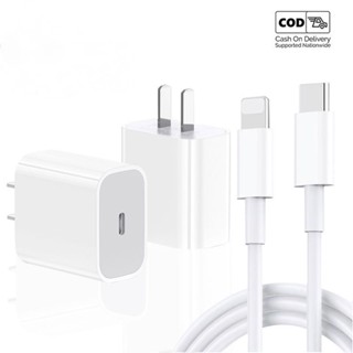 แท้ สายชาร์จเร็ว 20W PD Type C USB C สําหรับ iPhone 14 13 Pro 11 12 Pro Max Mini XS XR X 7 8 Plus