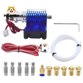 【Hot Sale】J Style Head Hotend Full Kit with 5 Pcs Extruder Print Head + 5 Pcs Nozzle Throat for E3D V6 Makerbot Reprap 3D Printers 24V