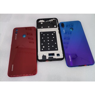 Huawei Nova 3i ด้านหลัง กระจก และกรอบ พร้อมเลนส์ เปิด ปิด และตัวเรือนแบบเต็มตัว ไวโอเลียม