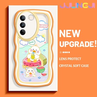 เคสโทรศัพท์มือถือแบบนิ่ม ใส กันกระแทก ลายการ์ตูนเป็ด หลากสี สําหรับ vivo V27 Pro 5G V27E 5G S16 Pro 5G S16E 5G