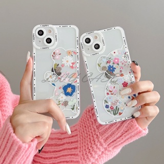 เคสโทรศัพท์มือถือแบบนิ่ม ลายดอกไม้ หมี สําหรับ Huawei Y7 Pro 2019 Y9 Prime 2019 Y9 2019 Honor X8 8X Honor 10i 20i 20 Lite 30 Pro 30s 50 60 Pro 70 SE Mate 40 Pro Mate 30 Pro Mate 20 Pro