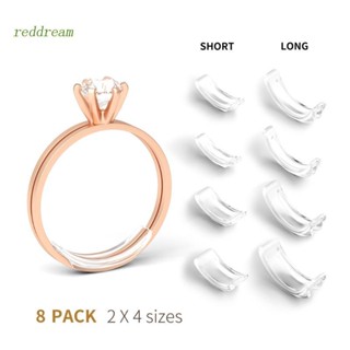 REDD 8PCS Ring Adjuster Fit Wide Rings Ring Tightener 4 Different Sizes Guard Clips