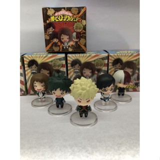 ((พร้อมส่ง) ฟิกเกอร์ My Hero Academia Q Version 5 Models Izuku Midoriya Bakugo Katsuki Booming Frozen Ochako YKHQ