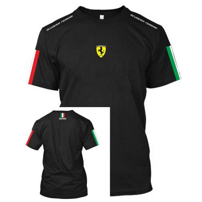 เสื้อยืด พิมพ์ลาย Ferrari Commando นําเข้า