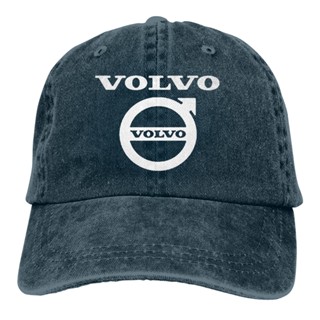 หมวกยีน ลายโลโก้รถยนต์ Volvo สไตล์เกาหลี เหมาะกับของขวัญวันพ่อ สําหรับผู้ใหญ่ XQ