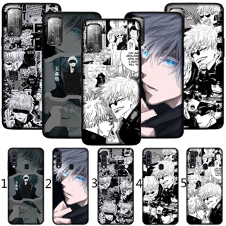 เคสโทรศัพท์มือถือ ซิลิโคนนิ่ม ลาย Gojo Satoru Jujutsu Kaisen LNZ196 สําหรับ Samsung Galaxy S22 Plus Note 20 Ultra 10 9 8 Plus Lite