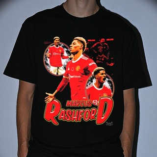 new【Manchester United Marcus Rashford 】เสื้อยืด พิมพ์ลายฟุตบอล สําหรับผู้ชาย และผู้หญิงS-5XL💥