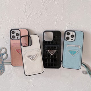 เคสโทรศัพท์มือถือหนังจระเข้ กันกระแทก พร้อมช่องใส่บัตร หรูหรา สําหรับ iPhone 14 Pro Max 14 Pro 14 13 Pro Max 13 Pro 13 12 Pro Max 11