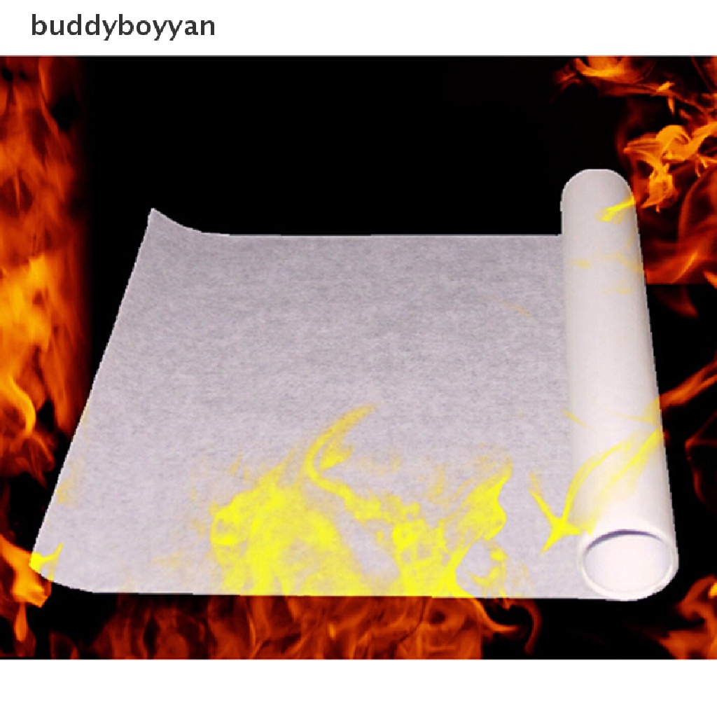 BBTH 1pcs 50X20cm Fire Paper Flash Flame Paper Magic Props Toys Vary