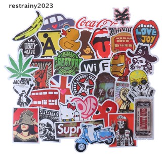 [restrainy] 100Pcs Cartoon Graffiti Stickers Skateboard Laptop Luggage Guitar Car  Decal [TH]