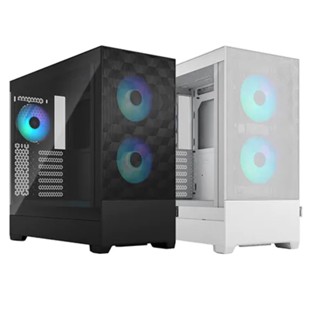 Case Fractal Design POP AIR RGB Black/White TG Clear Tint ATX Mid-Tower