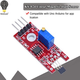 Ky-024 บอร์ดโมดูลเซนเซอร์แม่เหล็ก นับความเร็ว สําหรับ Arduino Diy KY024