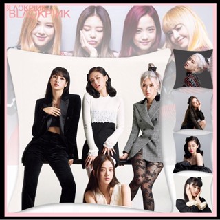 [BLINK] ปลอกหมอนอิง พิมพ์ลาย Blackpink ELLE สองด้าน