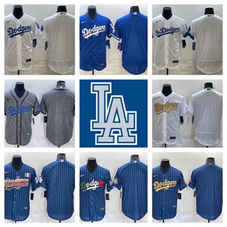 MLB Los Angeles Dodgers เสื้อยืดเสื้อเบสบอลผู้ชาย