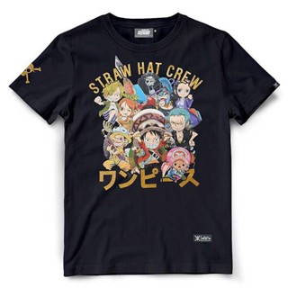 เสื้อยืดแขนสั้นเสื้อยืดวันพีช One piece STAMPEDE-1115-BKS-5XL