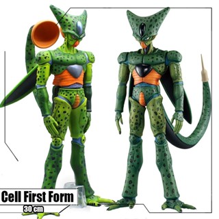 โมเดลฟิกเกอร์ PVC อนิเมะ Dragon Ball Z Cell First Form ขนาด 31 ซม. ของเล่นสําหรับเด็ก