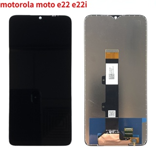 หน้าจอสัมผัส LCD สําหรับ Moto E22 Motorola Moto E22i