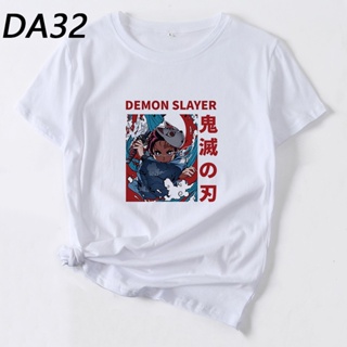 Demon Slayer T-Shirt Women Graphic Top Tees Kimetsu No Yaiba T Shirt Japanese Anime Tshirt_03