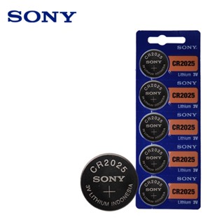 ของแท้ CR2025 ถ่านกระดุม Sony รุ่น CR2025 3V Lithium Battery พร้อมส่ง (1 Pack มี 5 pcs)X ถ่าน