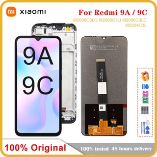 ของแท้ หน้าจอสัมผัส LCD 6.53 นิ้ว 10 จุด สําหรับ Xiaomi Redmi 9A 9C Model M2006C3LG M2006C3MG Redmi 9A 9C