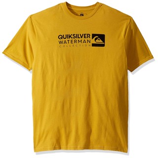 Quiksilver เสื้อยืดแขนสั้นผ้าฝ้ายสำหรับผู้ชาย