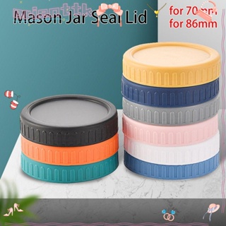 Orienttk 6Pcs Durable Mason Jar Lid Plastic Leak-proof Kitchen Tool Reusable Seal Bottle Covers