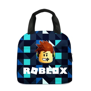 Roblox กระเป๋าใส่กล่องอาหารกลางวัน มีฉนวนกันความร้อน สําหรับเด็ก