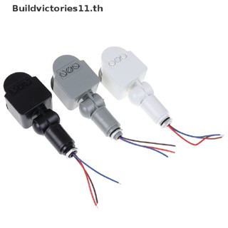 Buildvictories11 180° สวิตช์ไฟ LED อินฟราเรด ตรวจจับการเคลื่อนไหว PIR ติดผนัง 110V~265V
   Th