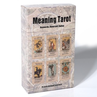 Meaning Tarot Cards Fortune Telling Card Game Divination Tools