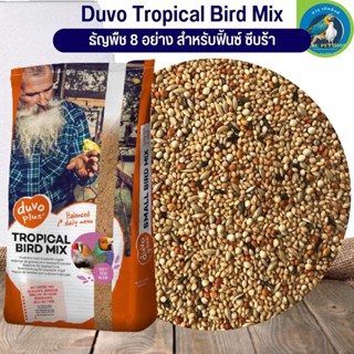 Duvo PLUS Tropical Bird Mix ธัญพืช 8 อย่าง สำหรับฟิ้นซ์ ซีบร้า นกกระจอกชวา (แบ่งขาย 500G / 1KG)