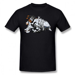 [S-5XL] เสื้อยืด ผ้าฝ้าย 100% พิมพ์ลาย Thunderjaw Horizon Zero Dawn Nora Hunter Aloy Focus Game แฟชั่นสําหรับผู้ชาย 2022