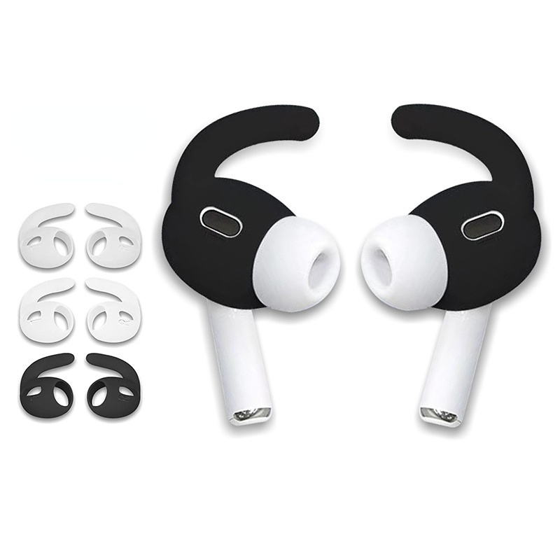 3 คู่, Anti-drop หูตะขอเคล็ดลับสําหรับ AirPods ใหม่ 4 และ AirPods Pro 2 Series, Anti Slip ซิลิโคนกีฬา EarTips ครอบคลุมอุปกรณ์เสริมใช้งานร่วมกับ AirPod Pro 3 หูฟัง