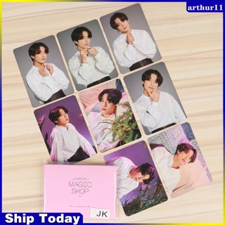 Arthur BTS 2019 MAGIC SHOP FANMEETING VOL.5 KPOP โปสการ์ดโลโม่ RM SUGA Jin J-Hope JiMin Jung Kook ขนาดเล็ก