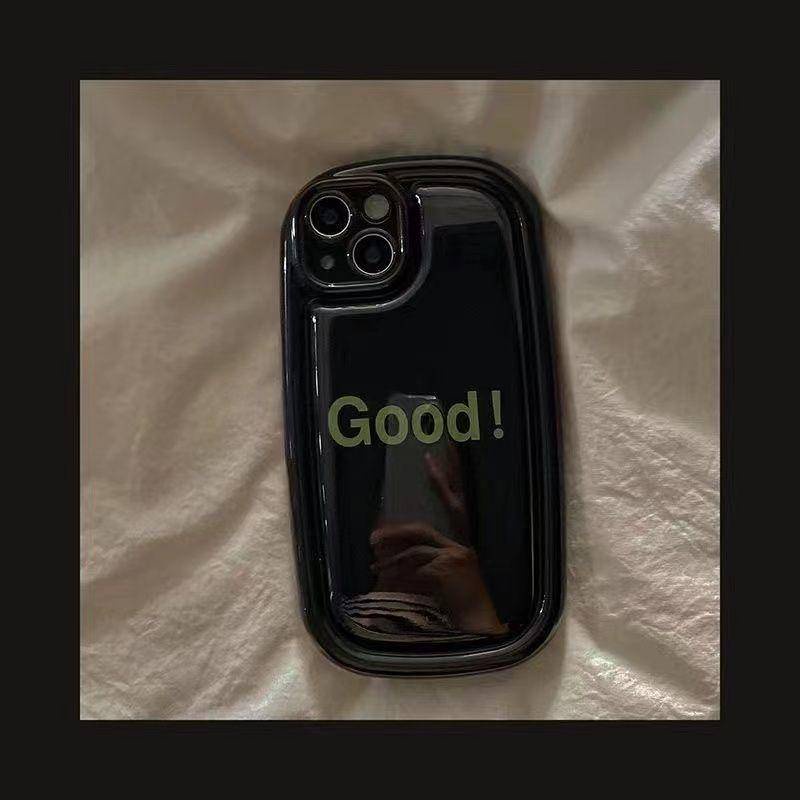เคสโทรศัพท์มือถือซิลิโคน TPU แบบนิ่ม กันกระแทก ป้องกันเลนส์ ลายภาษาอังกฤษ แบบเรียบง่าย สําหรับ IPhone 15 11 14 13 12 Pro XS Max X XR 7 8 Plus