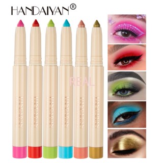 CYREAL Handaiyan 22สีอายแชโดว์ดินสอนอนไหมปากกากันน้ำเหงื่อหลักฐานเนื้อวิจิตรเนียนติดทนนานอายแชโดว์ติด