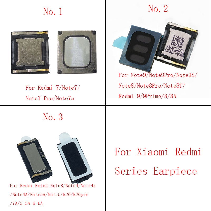 ในตัวหูฟังหูฟังหูฟังสําหรับ XiaoMi Redmi หมายเหตุ 9 9S 8T 8 7 Pro Max 7S 8A 7A Prime/4 4X 3 5 5A 6 6